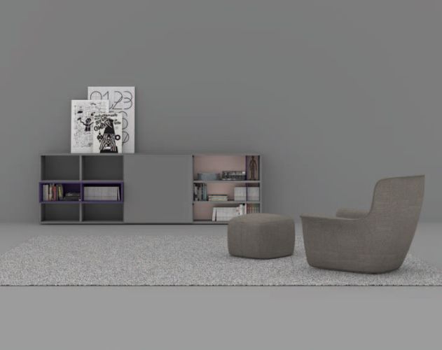 Living composition Spazioteca collection SP115