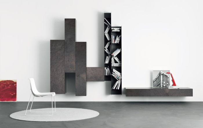 Composizione soggiorno serie Spazio M124