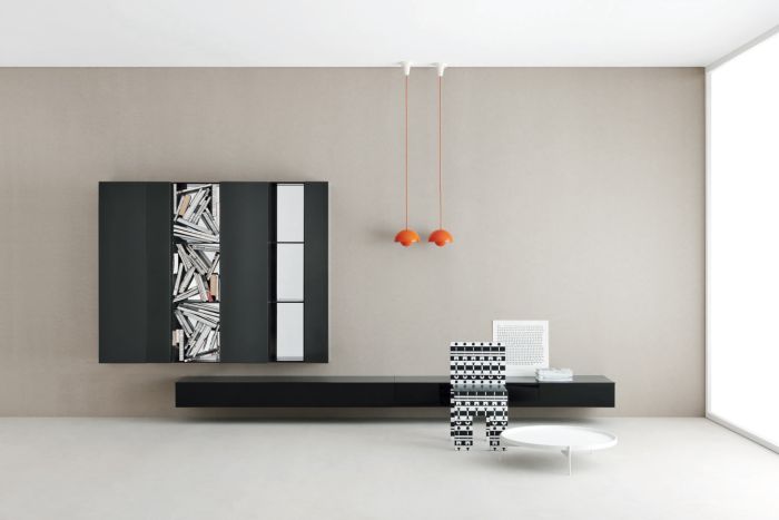 Composizione soggiorno serie Spazio M116