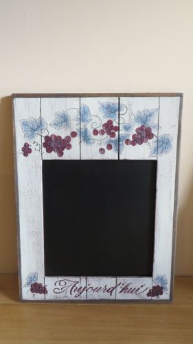 Lavagnetta decorata con uva - Outlet