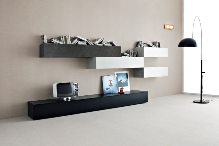 Composizione soggiorno serie Spazio M123